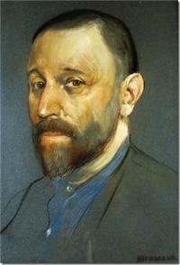Portrait of Herman Heijenbrock: Self-portrait